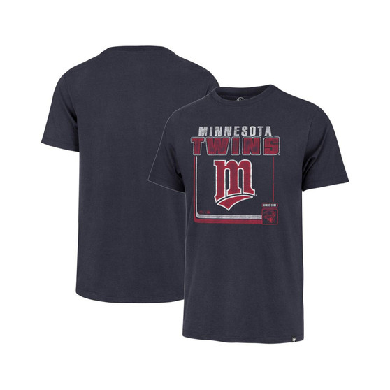 Men's Navy Minnesota Twins Borderline Franklin T-shirt