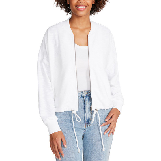 Women's Yves Slub-Knit Bomber Jacket