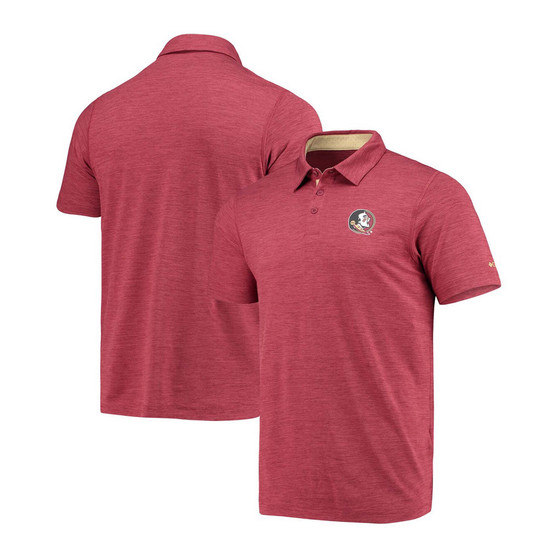 Men's Garnet Florida State Seminoles Tech Trail Space Dye Omni-Shade Polo