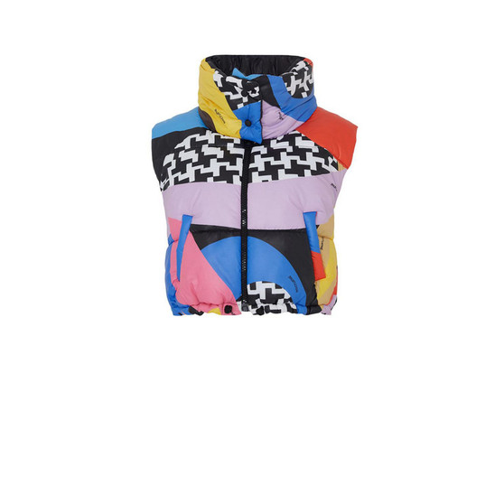 Women's Printed Puffer Vest