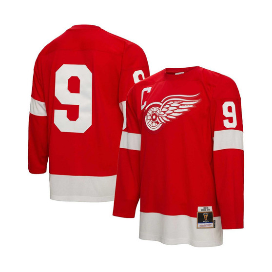 Men's Gordie Howe Red Detroit Red Wings 1960 Blue Line Player Jersey