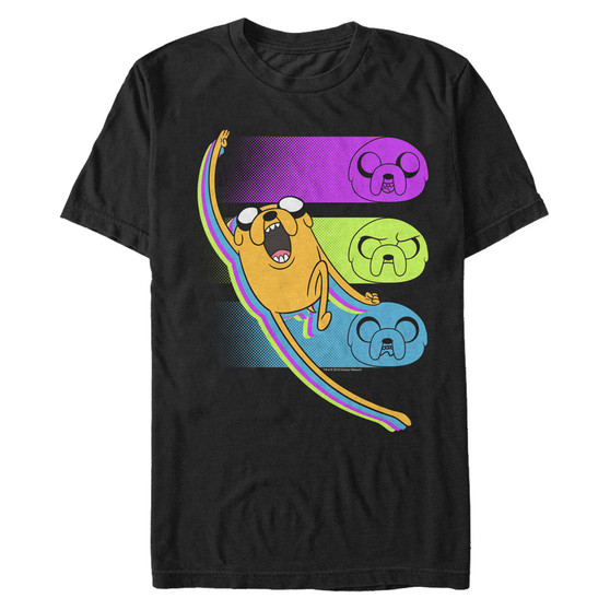 Men's Adventure Time Jake Emotions Short Sleeve T- shirt