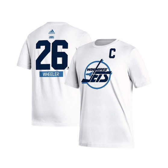 Men's Blake Wheeler White Winnipeg Jets Reverse Retro 2.0 Name and Number T-shirt