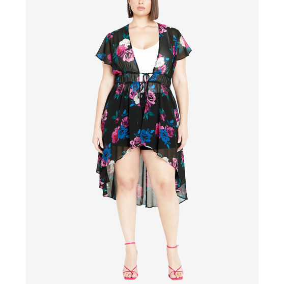 Trendy Plus Size Desire Kimono Jacket