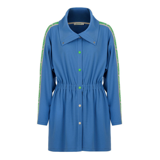 Women's Jacket with Knit Striped