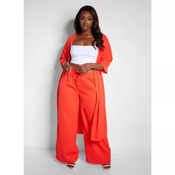 Women's Plus Size Duster Kimono