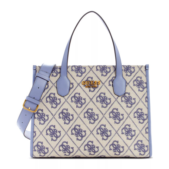 Silvana Monogram Double Compartment Medium Tote