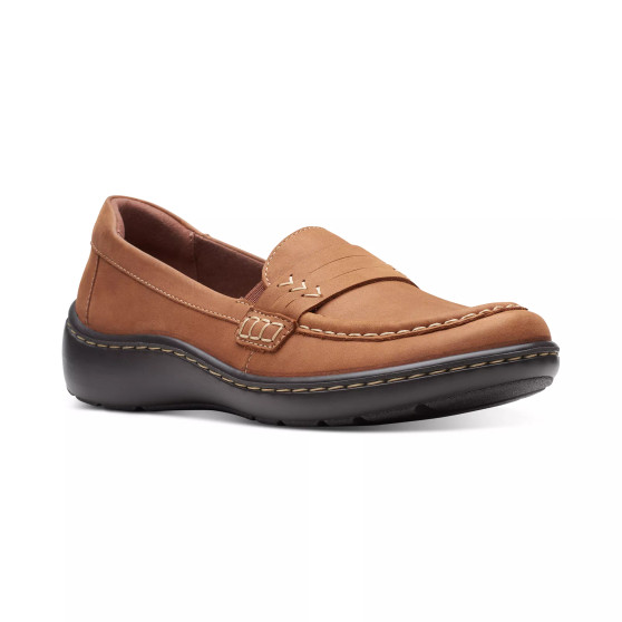 Women's Cora Shay Slip-On Moc-Toe Loafer Flats