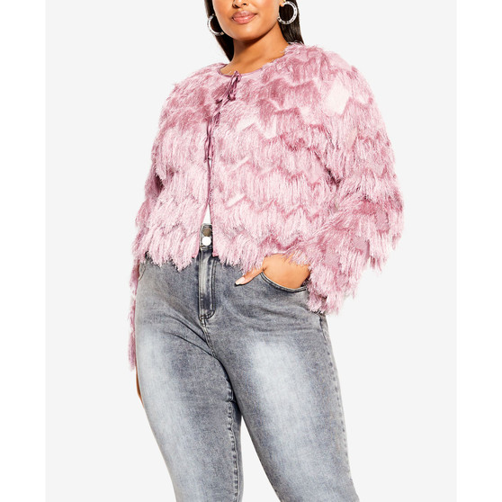Trendy Plus Size Spring Fling Jacket
