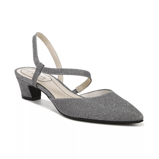 Minimalist Slingback Pumps