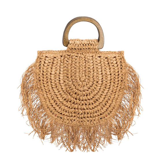 Women's Sicily Straw Top Handle Bag