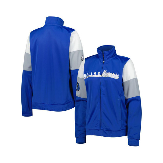 Women's Blue Dallas Mavericks Change Up Full-Zip Track Jacket