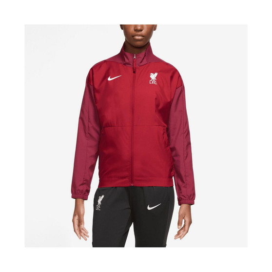 Women's Red Liverpool Anthem Raglan Performance Full-Zip Jacket