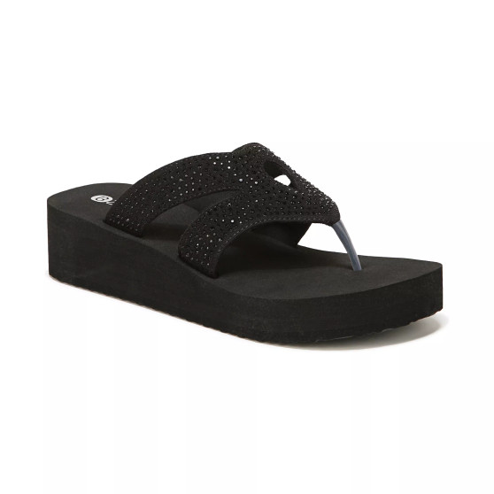 Rio Washable Thong Wedge Sandals