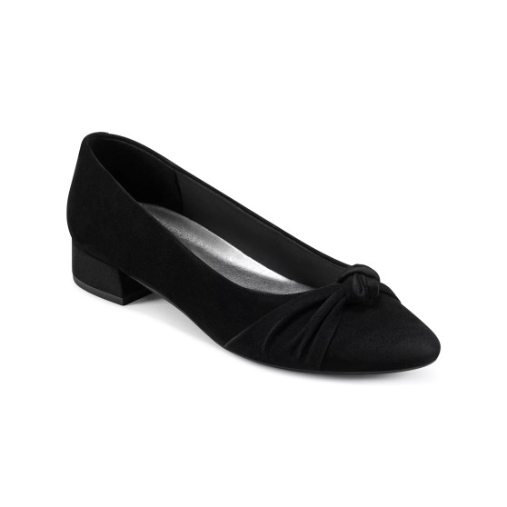 Women's Caster Slip-on Block Heel Dress Pumps