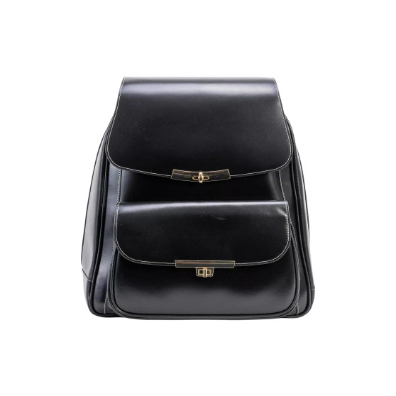 Kendall Leather Business Laptop Tablet Backpack