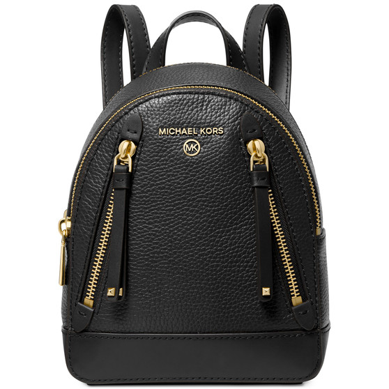 Brooklyn Mini Leather Convertible Messenger Backpack