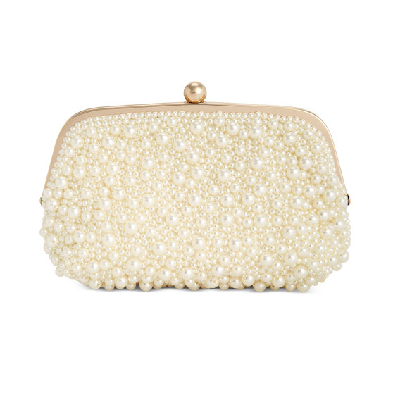 All Over Pearl Pouch Clutch, Created for Macy's