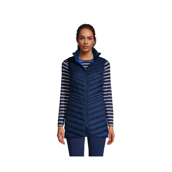 Women's Ultralight Packable Down Long Vest