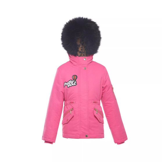 Little and Big Girls' Parka Jacket with Insulated Hood