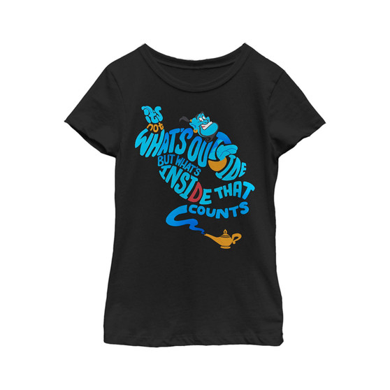 Girl's Aladdin Genie Inside Counts Child T-Shirt