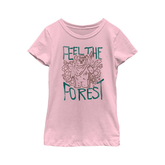 Girl's Star Wars: Return of the Jedi Feel the Forest  Child T-Shirt