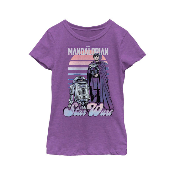 Girl's Star Wars: The Mandalorian Retro R2-D2 Poster Child T-Shirt