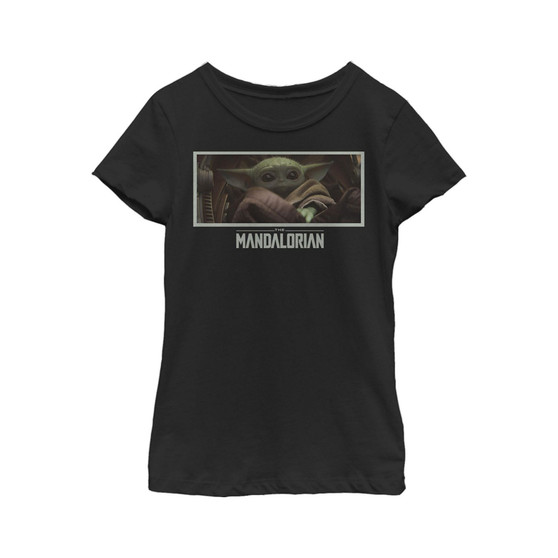 Girl's Star Wars: The Mandalorian The Child Letterbox Child T-Shirt