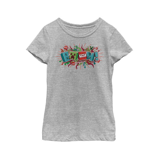 Girl's Minecraft Boom  Child T-Shirt