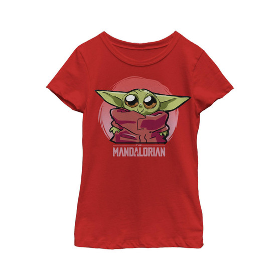 Girl's Star Wars The Mandalorian The Child Circle  Child T-Shirt