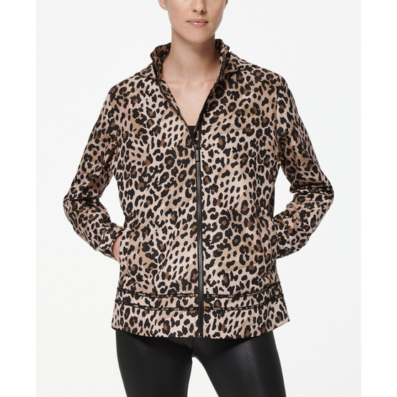 Women's Leopard Windbreaker Raincoat