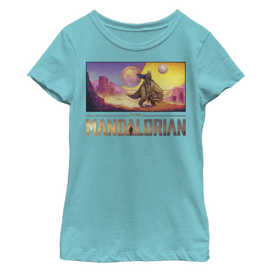 Girl's Star Wars: The Mandalorian Dreamscape Journey Child T-Shirt