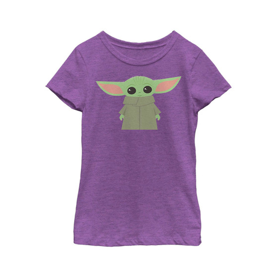 Girl's Star Wars: The Mandalorian Simple Grogu Animation Child T-Shirt