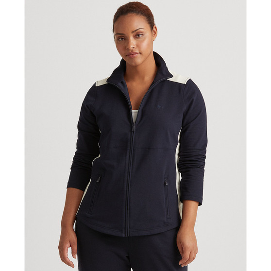 Plus-Size Cotton-Blend Jacket
