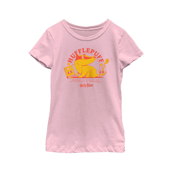 Girl's Harry Potter Cute Hufflepuff Badger  Child T-Shirt
