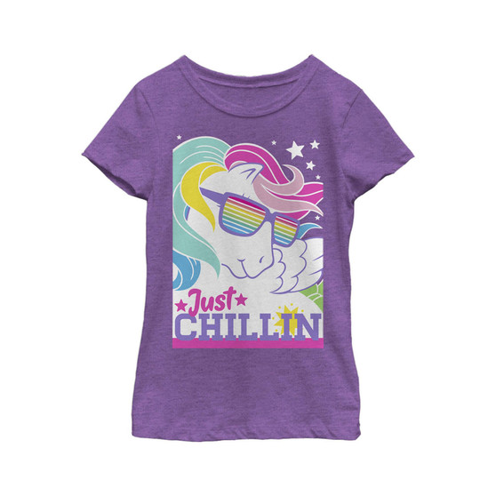 Girl's My Little Pony Princess Celestia Just Chillin Child T-Shirt