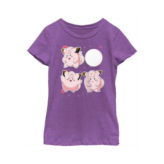 Girl's Pokemon Clefairy Evolution  Child T-Shirt