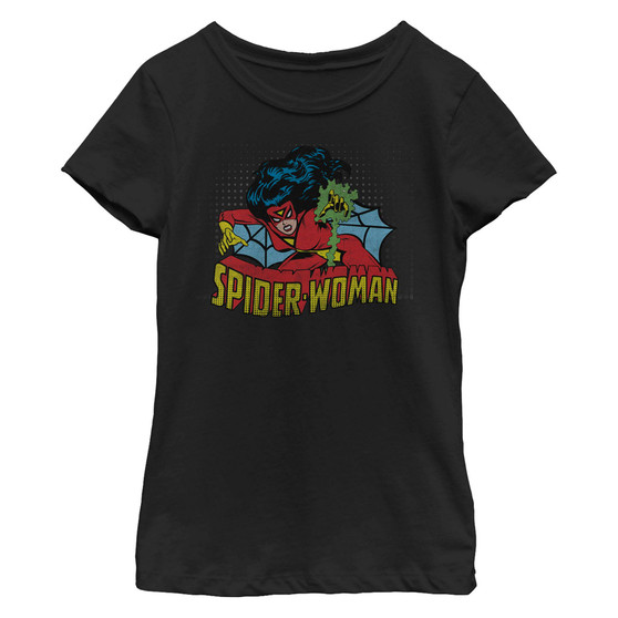 Girl's Marvel Spider-Woman Venom Blasts Child T-Shirt