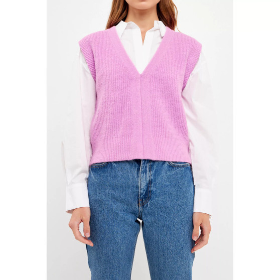Women's Knit Sweater Vest