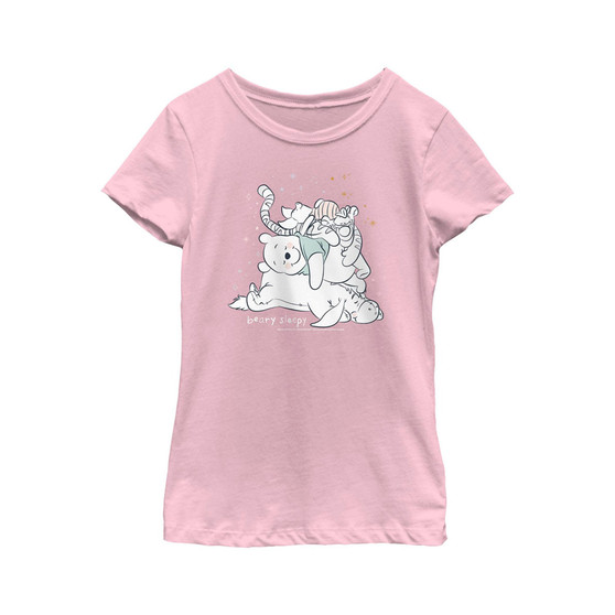 Girl's Winnie the Pooh Beary Sleepy Child T-Shirt