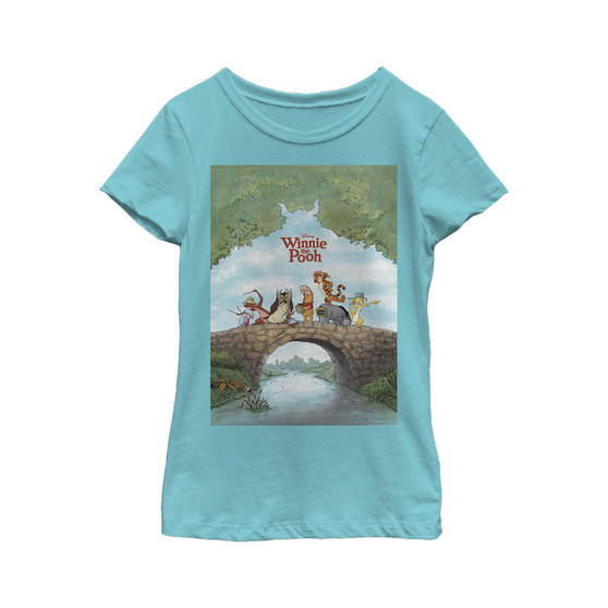 Girl's Winnie the Pooh Adventure Poster  Child T-Shirt