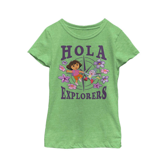 Girl's Dora the Explorer Hola Explorers  Child T-Shirt
