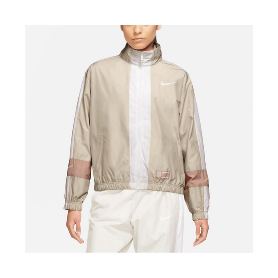 Women's Tan USMNT Essential Full-Zip Jacket