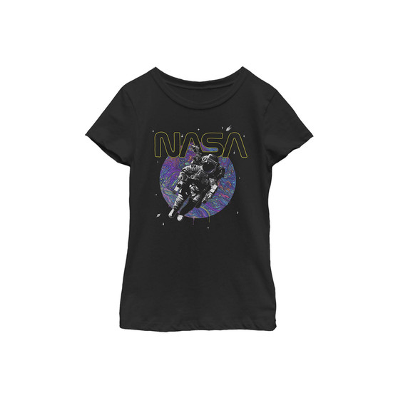 Girl's Astronaut Space Swirl  Child T-Shirt