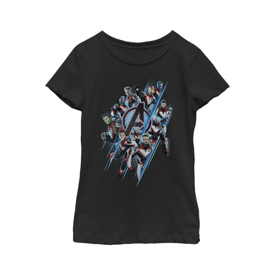Girl's Avengers: Endgame Quantum Ready Streak  Child T-Shirt