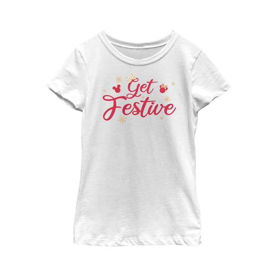 Girl's Mickey & Friends Mickey and Friends Get Festive  Child T-Shirt