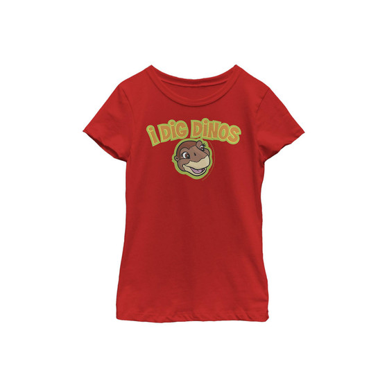 Girl's The Land Before Time Littlefoot Digs Dinos Child T-Shirt