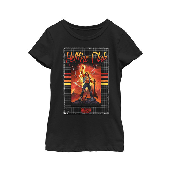 Girl's Stranger Things VHS Rockstar Eddie Munson  Child T-Shirt