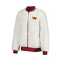 Women's Oatmeal, Burgundy Washington Commanders Switchback Reversible Full-Zip Jacket
