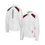 Women's White Cleveland Guardians Red Flag Full-Zip Track Jacket